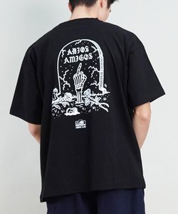 【ムラサキスポーツ限定】LURKING CLASS(ラーキングクラス)半袖Tシャツ/バックプリント/オーバーサイズTシャツ/ST24STM09/2024モデル/ユニセックス/メンズ/レディース/ムラサキスポーツ