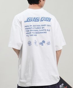 【ムラサキスポーツ限定】SANTACRUZ(サンタクルーズ)半袖Tシャツ/バックプリント/ルーズシルエット/502242406/2024モデル/ユニセックス/メンズ/レディース/ムラサキスポーツ