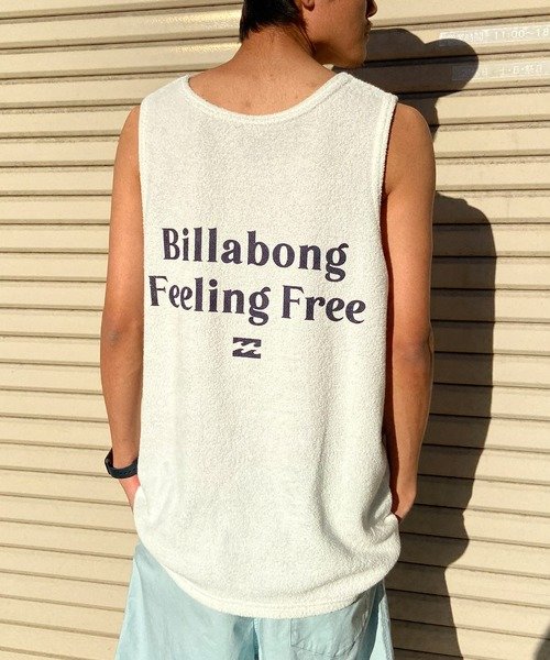 BILLABONG(ビラボン)タンクトップ/パイル素材/バックプリント/セットアップ対応/BE011-352/2024モデル/ユニセックス/メンズ/レディース/ムラサキスポーツ