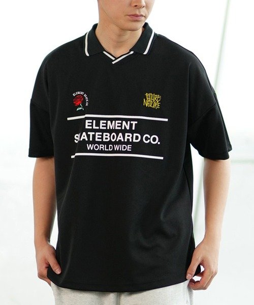 ELEMENT(エレメント)ゲームシャツ/フットボール/90年代/レギュラーシルエット/BE021-170/2024モデル/ユニセックス/メンズ/レディース/ムラサキスポーツ
