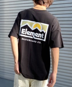 ELEMENT(エレメント)半袖Tシャツ/ビッグシルエット/バックプリント/BE021-223/2024モデル/ユニセックス/メンズ/レディース/ムラサキスポーツ