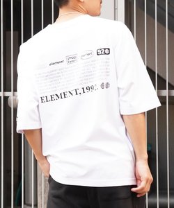 ELEMENT(エレメント)吸水速乾/半袖Tシャツ/ビッグシルエット/バックプリント/BE021-224/2024モデル/ユニセックス/メンズ/レディース/ムラサキスポーツ