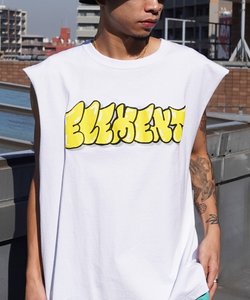 ELEMENT(エレメント)タンクトップ/カットオフ/ノースリーブTシャツ/袖なし/ルーズシルエット/BE02A-353/2024モデル/ユニセックス/メンズ/レディース/ムラサキスポーツ