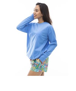  BILLABONG(ビラボン)水陸両用/長袖Tシャツ/ラッシュガード/UVカット/FOR SAND AND WATER/UTILITY LS TEE /BE01C-855/2024モデル/レディース/ムラサキスポーツ