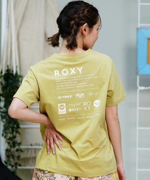 ROXY（ロキシー)水陸両用/半袖Tシャツ/ラッシュガード/体型カバー/UVケア/プール可/RLY242018/2024モデル/レディース/ムラサキスポーツ