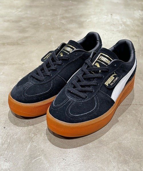 PUMA(プーマ)PALERMO ELEVATA パレルモ ウィメンズ/399348/Tトゥ テラス系/スニーカー/シューズ/レディース/ムラサキスポーツ