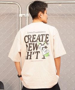 【ムラサキスポーツ限定】FORGET NEVER(フォーゲットネバー)半袖Ｔシャツ/バックプリント/オーバーサイズ/242OO1ST201FN/2024モデル/ユニセックス/メンズ/ムラサキスポーツ