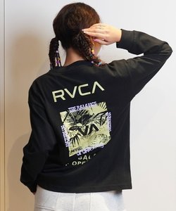 RVCA(ルーカ)長袖Tシャツ/BE044-052/ビッグシルエット/ロングスリーブTシャツ/ロンT/レディース/ムラサキスポーツ