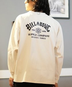 BILLABONG(ビラボン)水陸両用/長袖Tシャツ/BE012-850/保温/速乾/ストレッチ/UPF50+/バックプリント/ラッシュガード/ロンT/ユニセックス/メンズ/ムラサキスポーツ