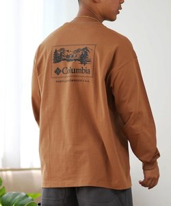 【ムラサキスポーツ限定】columbia(コロンビア)吸湿速乾/UVケア/長袖Tシャツ/ルーズシルエット/ボックスシルエット/バックプリント/PM0461/ユニセックス/メンズ/ムラサキスポーツ