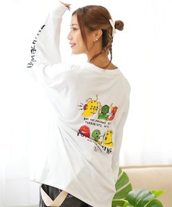 【ムラサキスポーツ限定】TOY MACHINE(トイマシーン)ロンT/長袖Tシャツ/ビックシルエット/バックプリント/MTMFELT15/レディース/ムラサキスポーツ