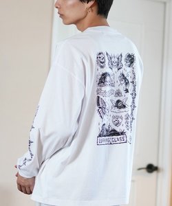 【ムラサキスポーツ限定】LURKING CLASS(ラーキングクラス)ロンT/長袖Tシャツ/ヘビーオンスボディ/オーバーサイズ/バックプリント/ST24FTM02/ユニセックス/メンズ/ムラサキスポーツ