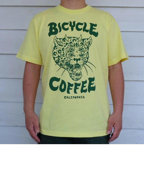 BICYCLE COFFEE ﾊﾞｲｼｸﾙｺｰﾋｰ LEOPARD TEE