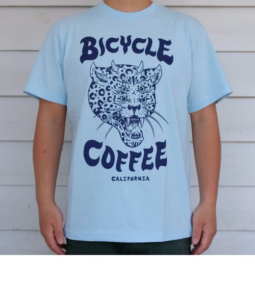 BICYCLE COFFEE ﾊﾞｲｼｸﾙｺｰﾋｰ LEOPARD TEE