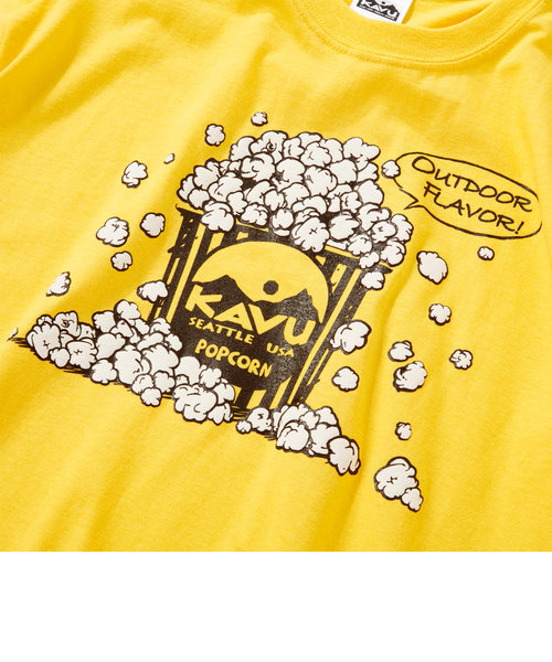 KAVU (ｶﾌﾞｰ) Popcorn Tee ﾎﾟｯﾌﾟｺｰﾝTｼｬﾂ 19821857 | The COMP＿US
