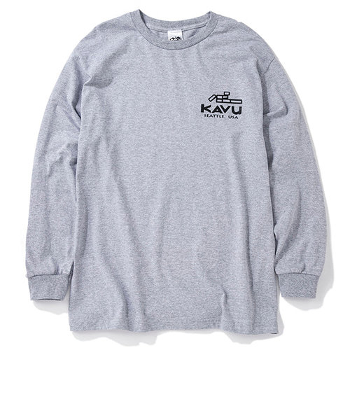 KAVU (ｶﾌﾞｰ) ﾌｧｲﾔｰﾌﾟﾚｲｽﾛﾝｸﾞｽﾘｰﾌﾞTｼｬﾂ | The COMP＿US（ザコンプアス