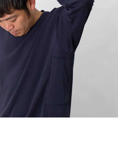 Tilak + POUTNIK (ﾃｨﾗｯｸ+ﾎﾟｰﾄﾆｯｸ) DEL-Tee L/S with pocket (ﾃﾞﾙﾃｨｰ