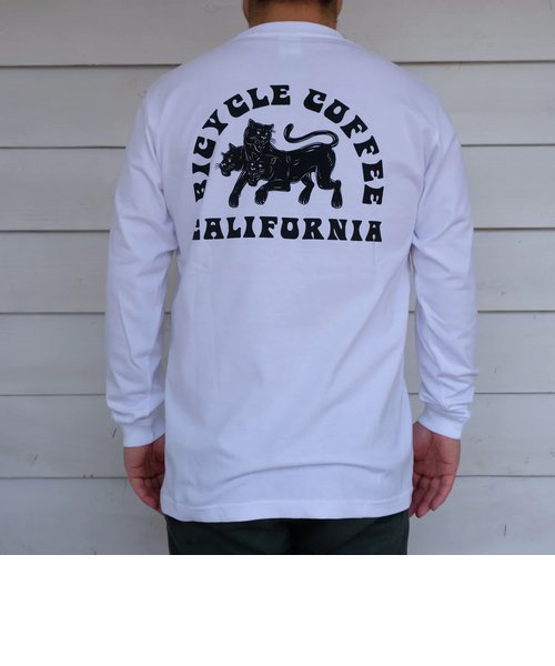BICYCLE COFFEE (ﾊﾞｲｼｸﾙｺｰﾋｰ) Panther LS T-Shirts (ﾊﾟﾝｻｰﾛﾝｸﾞｽﾘｰﾌﾞﾃｨｰ) BCPTLS01