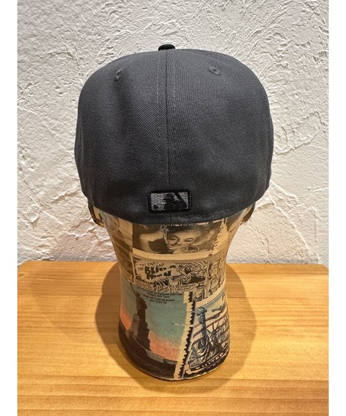 NEW ERA (ﾆｭｰｴﾗ) - 59FIFTY MLB LEATHER LOGO NYY (5950 MLB ﾚｻﾞｰﾛｺﾞ