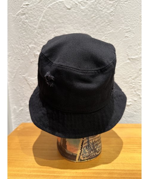 NEW ERA (ﾆｭｰｴﾗ) - BUCKET-01 DAMAGED DENIM (ﾊﾞｹｯﾄ01 ﾀﾞﾒｰｼﾞﾄﾞﾃﾞﾆﾑ 