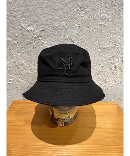 NEW ERA (ﾆｭｰｴﾗ) - BUCKET-01 MLB TONAL LOGO NYM (ﾊﾞｹｯﾄ-01 MLB ﾄﾅﾙ ﾛｺﾞ ﾆｭｰﾖｰｸ･ﾒｯﾂ)