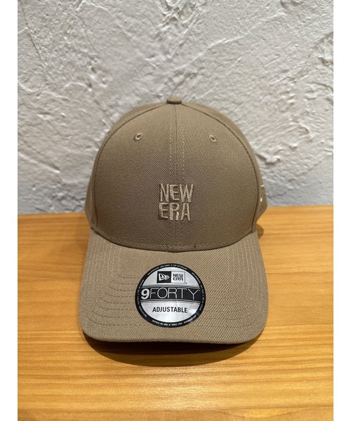 NEW ERA (ﾆｭｰｴﾗ) - 9FORTY TONAL LOGO SQUARE KHAKI (940 ﾄﾅﾙ ﾛｺﾞｽｸｴｱ)