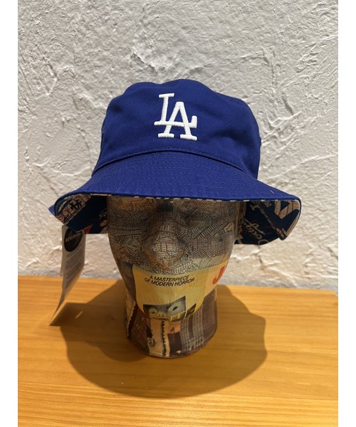 NEW ERA (ﾆｭｰｴﾗ) - BUCKET-01 MLB REVERSIBLE HAT LA (ﾊﾞｹｯﾄ-01 MLB ﾘﾊﾞｰｼﾌﾞﾙ ﾊｯﾄ ﾛｻﾝｾﾞﾙｽ･ﾄﾞｼﾞｬｰｽ)