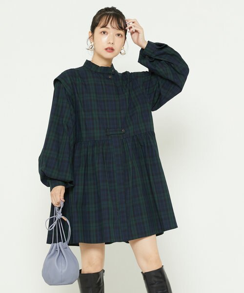 バルーンスリーブフレアミニワンピース Freak S Store フリークスストア の通販 Mall