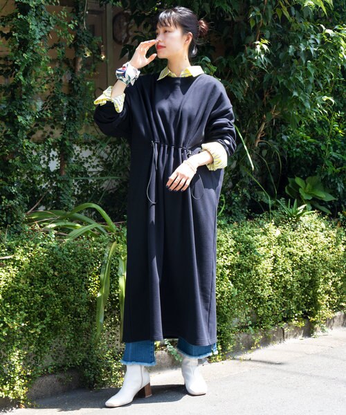 別注code Long Sleeve One Piece 別注コードロングスリーブワンピース Freak S Store フリークスストア の通販 Mall