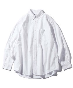 ビックシルエット オックスフォード L/S ボタンダウンシャツ/ロングスリーブ