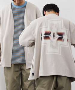 別注 BACK PRINT SWEAT CARDIGAN/バックプリント スウェット カーディガン