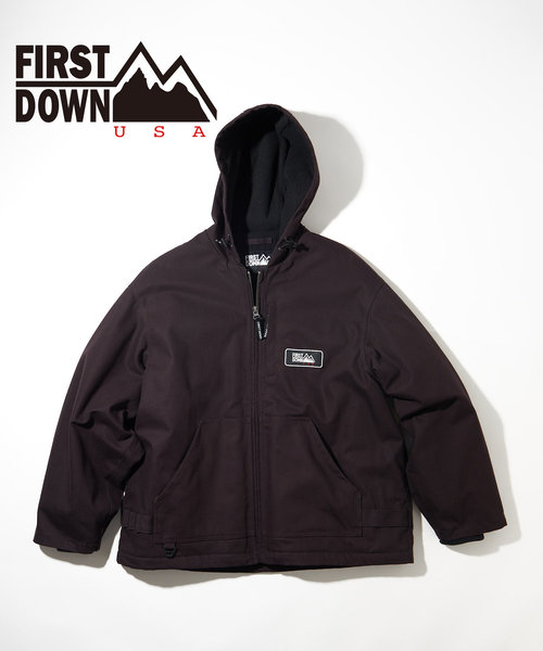 FIRST DOWN/ファーストダウン難燃HOODED JKT/難熱フーデッドジャケット ...