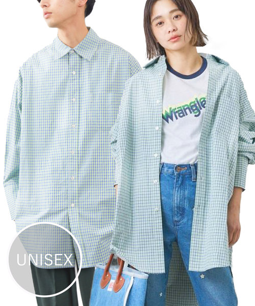 特価日本製FREAK\'S STORE♡カラーチェックビッグシャツ シャツ/ブラウス(長袖/七分)
