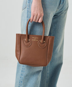 EMBOSSED LEATHER TOTE XS/エンボスレザートートバッグ　XSサイズ