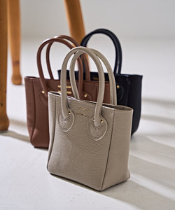 EMBOSSED LEATHER TOTE XS/エンボスレザートートバッグ　XSサイズ