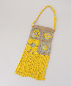 sunny crochet fringe tote/サニークロシェフリンジトートバッグ