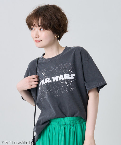 STAR WARSロゴ半袖Tシャツ/スターウォーズロゴ半袖Tシャツ