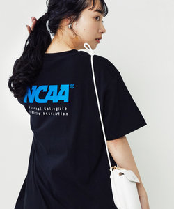 NCAAバックプリント半袖Tシャツ