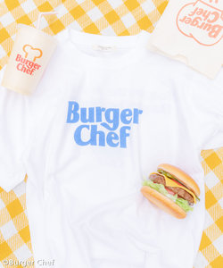 Burger Chef double print T-shirt/バーガーシェフダブルプリントTシャツ