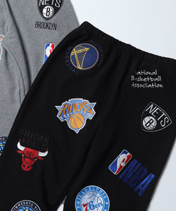 NBA チームワッペン刺繍 裏毛 スウェットパンツ