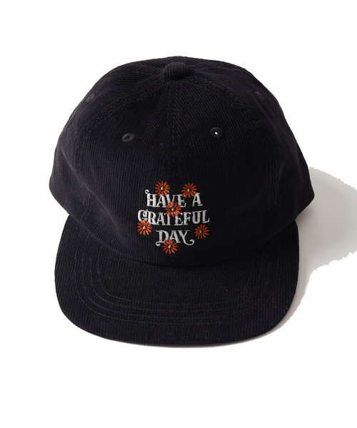 別注 HAVE A GRATEFUL DAY LOGO CORDUROY BASEBALL CAP/ロゴ コーデュロイ ベースボール キャップ