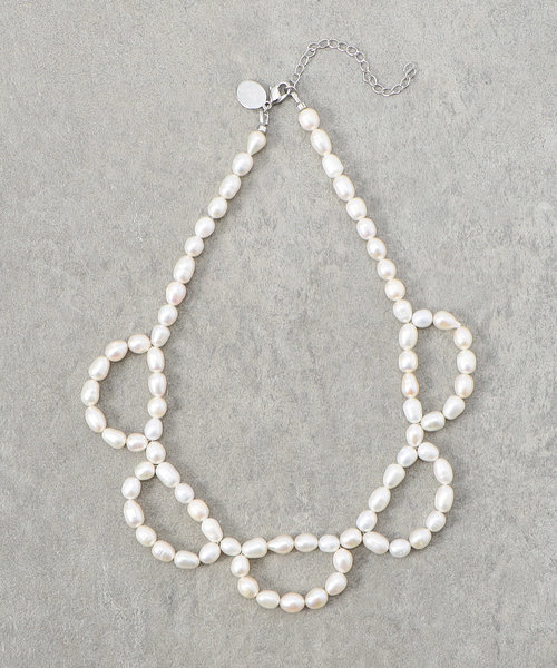 pearl collar necklace/パールカラー ネックレス