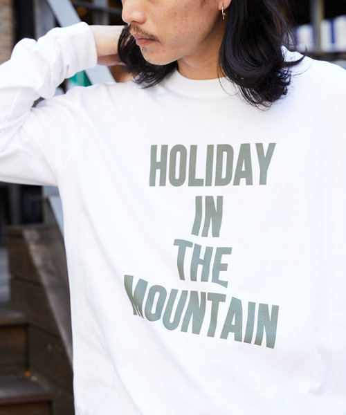 別注HOLIDAY IN THE MOUNTAIN LONG SLEEVE TEE | FREAK'S STORE