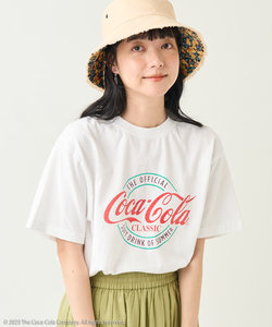 「Coca-Cola」 フロントプリントTシャツ/「コカ･コーラ」フロントプリントシャツ