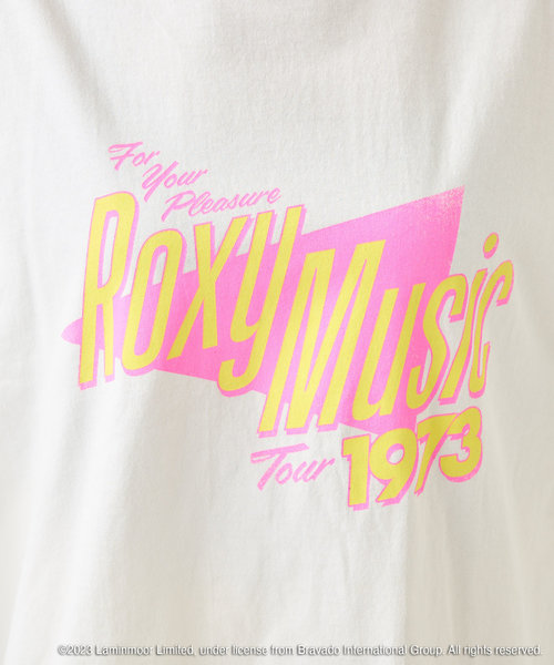 ROXYMUSIC 袖ギャザーＴシャツ/ロキシーミュージック袖ギャザーTシャツ