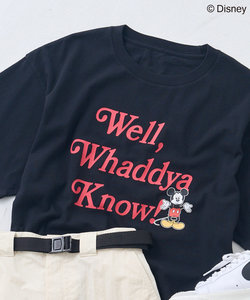 「Mickey」 LOGO T-shirt/「ミッキー」ロゴTシャツ