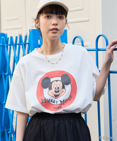 Mickey」 face T-shirt/「ミッキー」フェイスTシャツ | FREAK'S