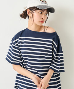 パネルボーダーショートスリーブTシャツ