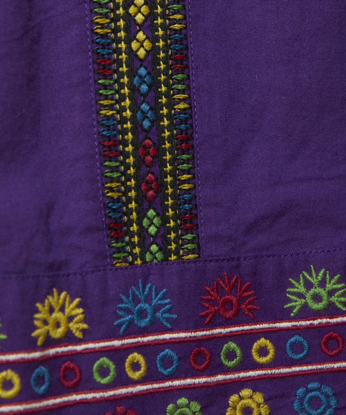 インド配色刺繍ノースリーブワンピース | FREAK'S STORE（フリークス