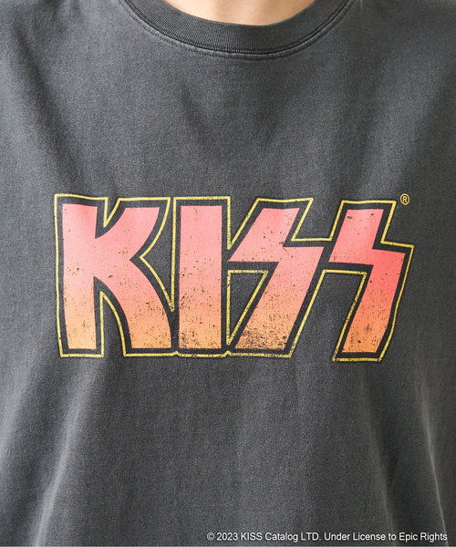 KISS フリルノースリーブＴシャツ | FREAK'S STORE（フリークスストア